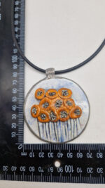 Wisior Pomarańczowe Maki - obrazek 8