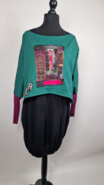 Bluzka Zielony Manhattan - obrazek 2