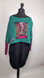 Bluzka Zielony Manhattan - obrazek 3