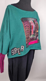 Bluzka Zielony Manhattan - obrazek 5