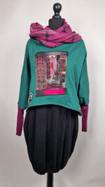 Bluzka Zielony Manhattan - obrazek 10