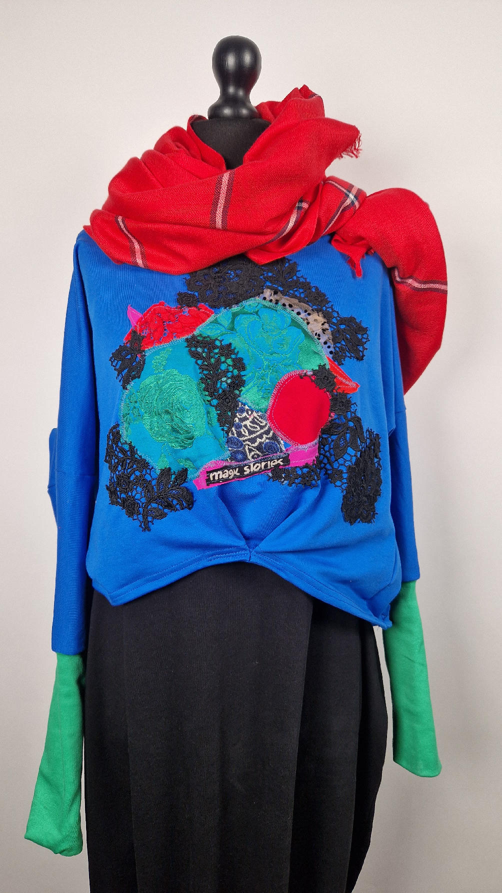 bluzka_niebieska_8 Kobaltowa Bellissima - obrazek 1