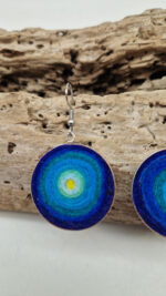 Kolczyki Niebieskie Słońca - obrazek 3
