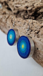 Kolczyki Niebieskie Słońca - obrazek 5