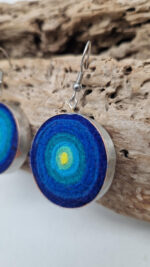 Kolczyki Niebieskie Słońca - obrazek 6