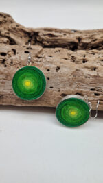 Kolczyki Zielone Słońca - obrazek 2