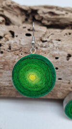 Kolczyki Zielone Słońca - obrazek 3