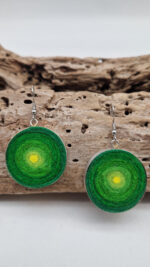 Kolczyki Zielone Słońca
