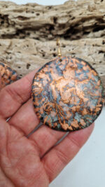 Kolczyki Miedziana Pełnia - obrazek 5