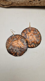 Kolczyki Miedziana Pełnia - obrazek 6