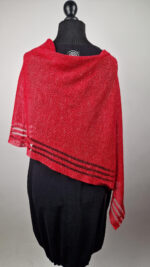Poncho Czerwona  Bella - obrazek 5