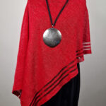 Poncho Czerwona  Bella