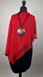 Poncho Czerwona  Bella
