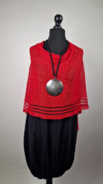 Poncho Czerwona  Bella - obrazek 8