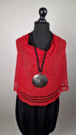 Poncho Czerwona  Bella - obrazek 9