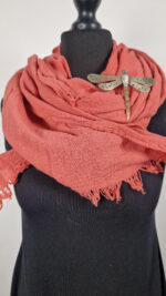 Szal Pudrowy Róż - obrazek 4