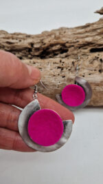 Kolczyki Bellissima Madżenta - obrazek 10