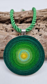 Wisior Zielone Słońce