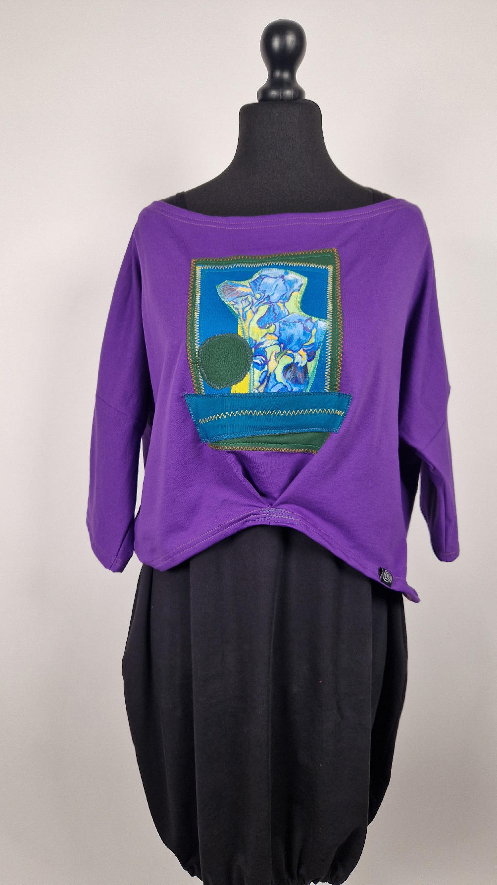 bluzka_fiolet_irysy_1 Fioletowe Irysy - obrazek 1