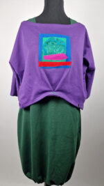 Bluzka Fioletowa Esmeralda - obrazek 3