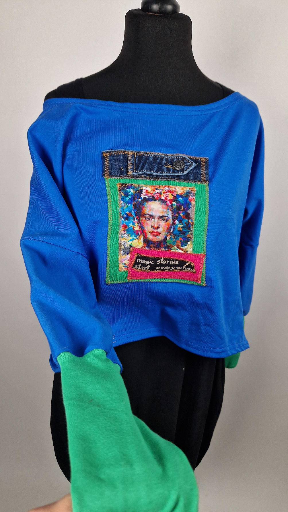 bluzka_niebieska_frida_6 Kobaltowa Fridissima - obrazek 1