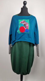 Bluzka Turkusowa Impresja - obrazek 5