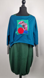 Bluzka Turkusowa Impresja - obrazek 6