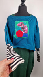 Bluzka Turkusowa Impresja - obrazek 8