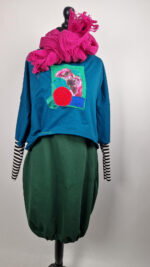 Bluzka Turkusowa Impresja - obrazek 11