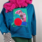 Bluzka Turkusowa Impresja