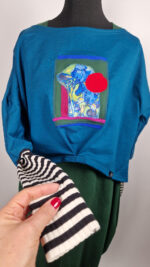 Turkusowe Irysy i kropka... - obrazek 3