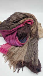 Szal Cappuccino z malinami