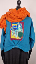 Turkusowa Bellissima  z irysami - obrazek 14