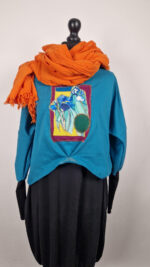 Turkusowa Bellissima  z irysami - obrazek 15