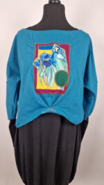 Turkusowa Bellissima  z irysami - obrazek 5