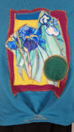 Turkusowa Bellissima  z irysami - obrazek 2