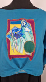 Turkusowa Bellissima  z irysami - obrazek 8