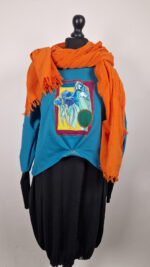 Turkusowa Bellissima  z irysami - obrazek 10