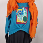 Turkusowa Bellissima  z irysami