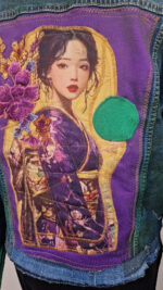 Katana Japonka w fioletach - obrazek 17