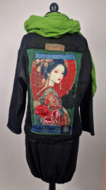 Katana Japonka w zieleni