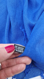 Szal Kobaltowa Bella  - obrazek 6