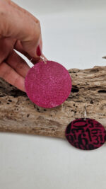 Kolczyki Madżenta - obrazek 7