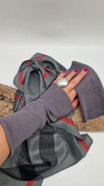 Szal Lulu Grey - obrazek 3