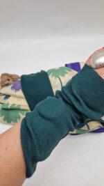 Szal Zielone Kwiaty - obrazek 8