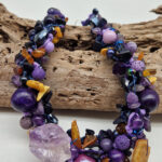 Naszyjnik Ametystowa Amber