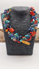 Naszyjnik Pomarańcze w Turkusach - obrazek 3