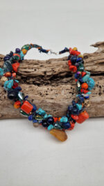 Naszyjnik Pomarańcze w Turkusach - obrazek 2