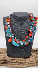 Naszyjnik Pomarańcze w Turkusach