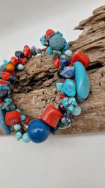 Naszyjnik Pomarańcze w Turkusach - obrazek 5